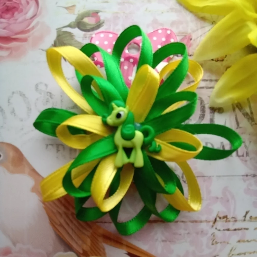 𝅺my little pony 5pc hair accessory set